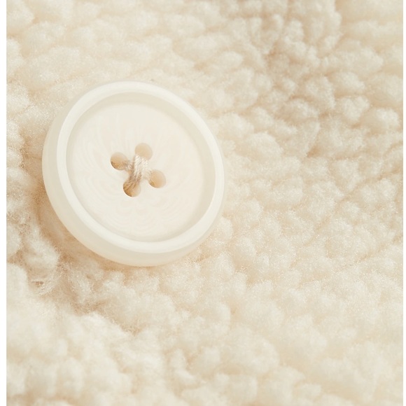 Faux Shearling Button Front Coat XL Express women’s coat $398 NWT Discontinued - Picture 9 of 10